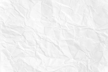 Paper texture Crumpled White.Top view.