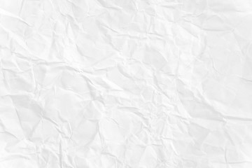 Paper texture Crumpled White.Top view.