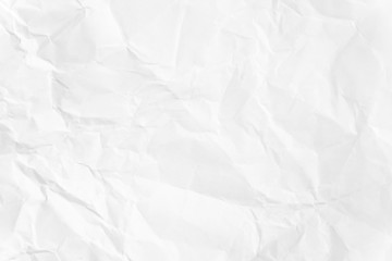 Paper texture Crumpled White.Top view.