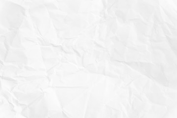 Paper texture Crumpled White.Top view.