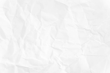 Paper texture Crumpled White.Top view.