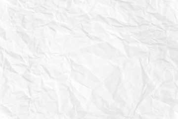 Paper texture Crumpled White.Top view.