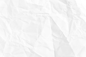 Paper texture Crumpled White.Top view.