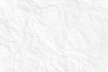 Paper texture Crumpled White.Top view.