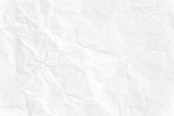 Paper texture Crumpled White.Top view.