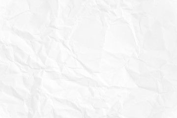 Paper texture Crumpled White.Top view.