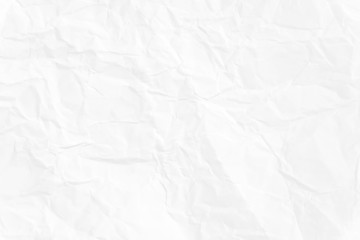 Paper texture Crumpled White.Top view.