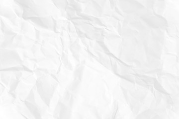 Paper texture Crumpled White.Top view.