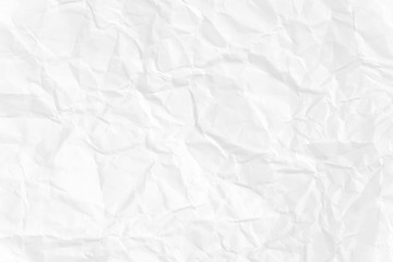 Paper texture Crumpled White.Top view.