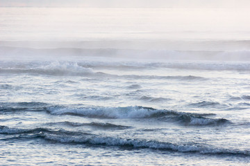 福島の波打ち際