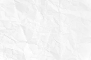 Paper texture Crumpled White.Top view.