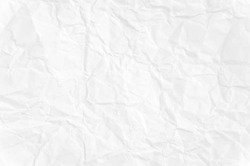 Naklejka premium Paper texture Crumpled White.Top view.