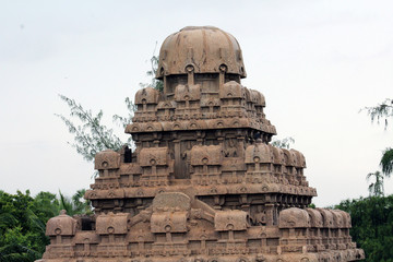 Mamallapuram was one of two major port cities by the 7th century within the Pallava kingdom. The town was named after Pallava king Narasimhavarman.