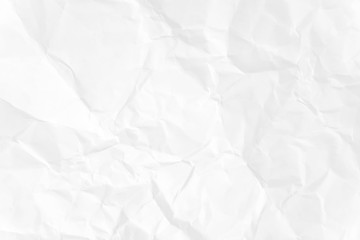 Paper texture Crumpled White.Top view.