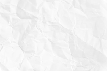Paper texture Crumpled White.Top view.