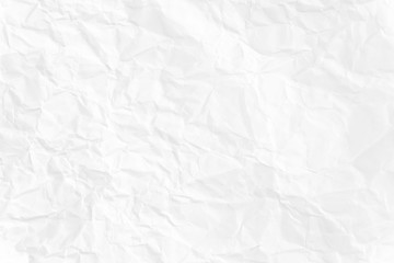 Obraz premium Paper texture Crumpled White.Top view.