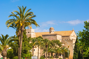 Fototapeta na wymiar Saint Jaume church, Alcudia, Majorca, Balearic Islands, Spain