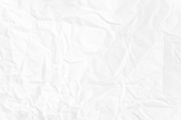 Paper texture Crumpled White.Top view.