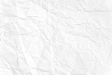 Paper texture Crumpled White.Top view.