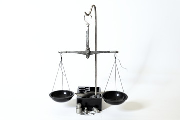 scales with a set of weights