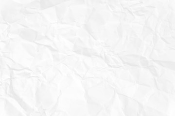 Paper texture Crumpled White.Top view.