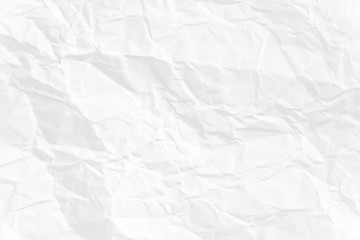 Paper texture Crumpled White.Top view.