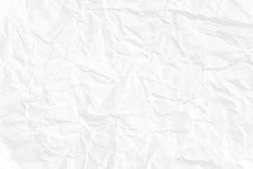 Paper texture Crumpled White.Top view.
