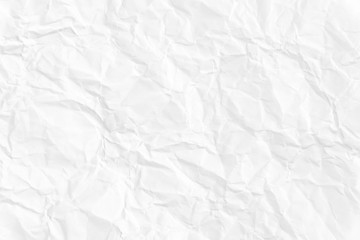 Paper texture Crumpled White.Top view.