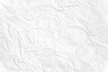 Paper texture Crumpled White.Top view.