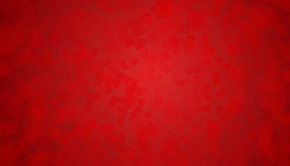 Valentines day background with red hearts. Vector illustration. Posters, brochure, invitation, wallpaper, flyers, banners.