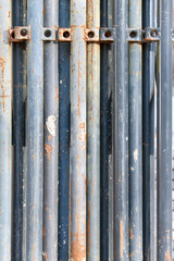 iron pipes vertical background, metal building material