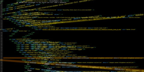software  Programming code abstract technology background Developer programming and coding...