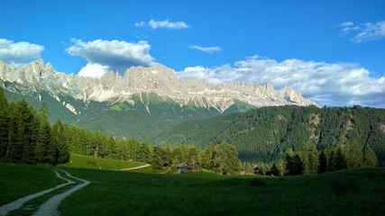 Fototapeta na wymiar Great view of the top Cadini di Misurina range in National Park Tre Cime di Lavaredo. Dolomites, South Tyrol. Location Auronzo, Italy, Europe. Dramatic unusual scene. Beauty world.