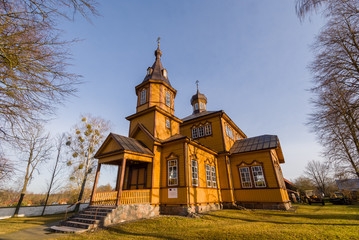 Cerkiew Narodzenia Najświętszej Maryi Panny w Juszkowym Grodzie, Podlasie, Polska © podlaski49