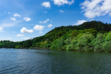 Landscape of Lake Windermere at Lake district national park in United Kingdom