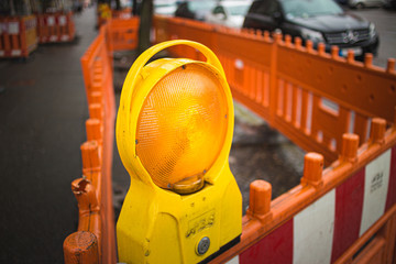 Baustellenlampe in Berlin
