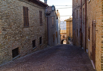 Fototapeta na wymiar Borgo antico medioevale