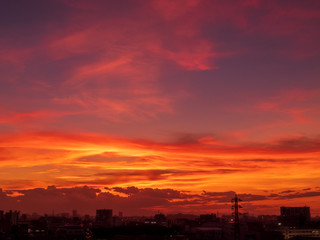 夕焼け風景