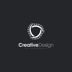Abstract Logo Icon Tri Icon Logo Circle