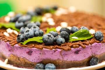 blueberry cheesecake