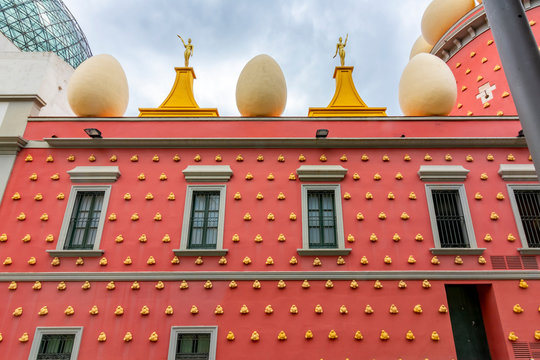 Figueras, Spain - June 2019: Dali Theatre And Museum