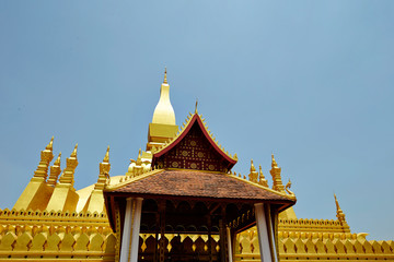Travelling Laos, historic sightseeing place