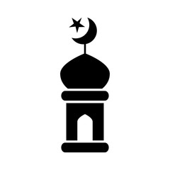 Mosque silhouette logo