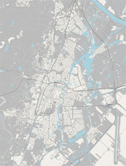 map of the city of Haarlem, Netherlands