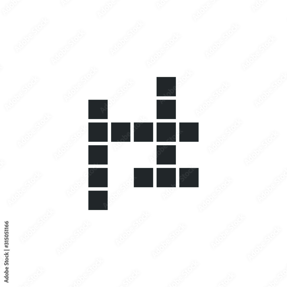 Poster crossword icon template color editable. crossword symbol vector sign isolated on white background il