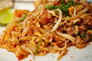 Pad Thai, Thai stir fried rice noodle 