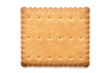 Butter biscuits on white.