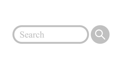 Search bar. Set of search bar. Template search ui
