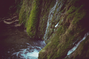 Waterfall lake.