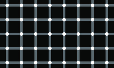 Vector Optical illusion dotted pattern design.
